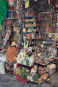 Sagarnaga Street in La Paz, Bolivia