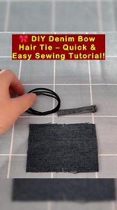 4K views · 20 reactions |  DIY Denim Bow Hair Tie – Quick & Easy Sewing Tutorial! #DenimBowDIY #HairAccessories #UpcycledFashion #SewingTutorial #EasyDIYProject #HandmadeHairTie #CreativeSewing #DIYAccessories | All Girls' Things | Facebook