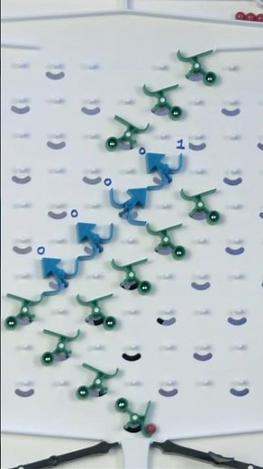 Mechanical Binary Counting: Turning Numbers into Motion! #binarynumbers #MechanicalDevice