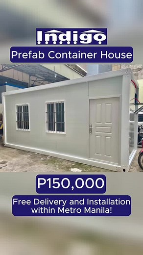 Indigo Prefab Container House with Free Delivery and Installation in Metro Manila