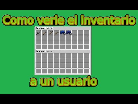 Como mirar el inventario a un usuario de minecraft / Comando Bukkit