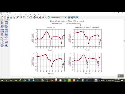 Simulation process of the Circula Microstrip Patch Antenna (Probe-Fed) in ADS.