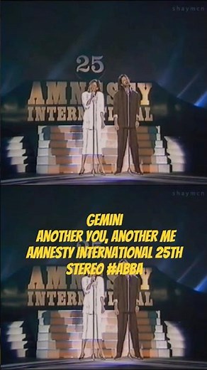 #abba Gemini : Another You, Another Me (Amnesty International 25th) Stereo