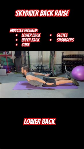 Skydiver Back Raise: Build a Stronger Lower Back & Core