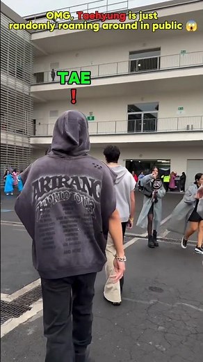 OMG! Taehyung Spotted Randomly Roaming Public—Fans Go Wild! 😱🔥