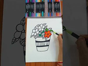 How to Draw / Paint with Marker Day 3 | Easy and Step by Step Art tutorial