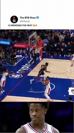 EDGECOMB WITH THE SLAM🔥🤯… #nba #fypシ #vjedgecombe #tyresemaxey #sports