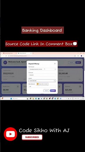 Dashboard Design Tutorial That Developers Are Stealing #webdev #coding #shorts