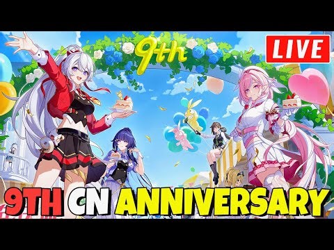 🔴 New Elysia Battlesuit and MORE! | HI3 9th Anniversary Livestream Watch Party