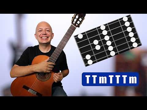 Escala mayor en guitarra: Cómo construirla, tocarla y aplicarla paso a paso