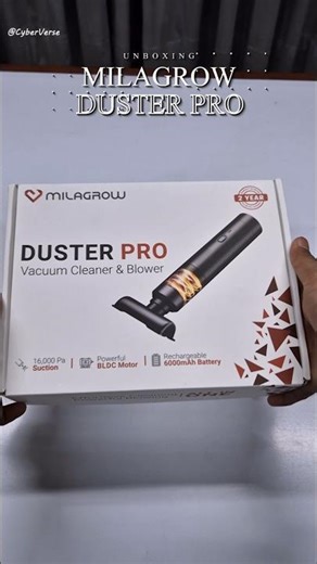MILAGROW DUSTER Pro: 2-in-1 BLOWER & VACUUM UNBOXING 🔥 #shorts
