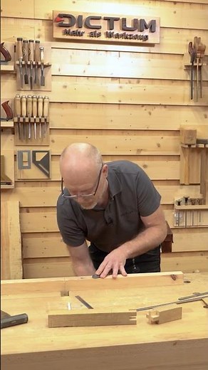 Schnelle und exakte Kappschnitte mit der Japansäge - Kurztutorial #dictum #japanesewoodworking