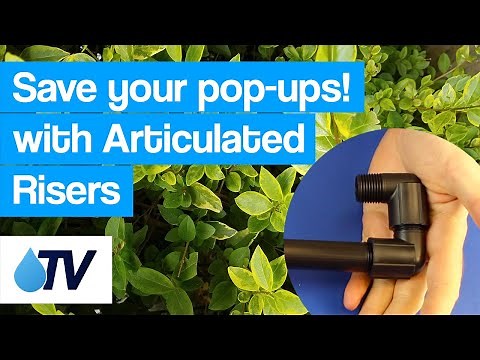 Why you should be using articulated risers with pop-up sprinklers