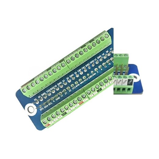 Raspberry Pi Industrial Terminal GPIO Expansion Board with Pin Definition