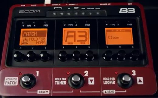 【转载】zoom b3效果器