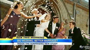 A Big Wedding Could Mean a Better Marriage