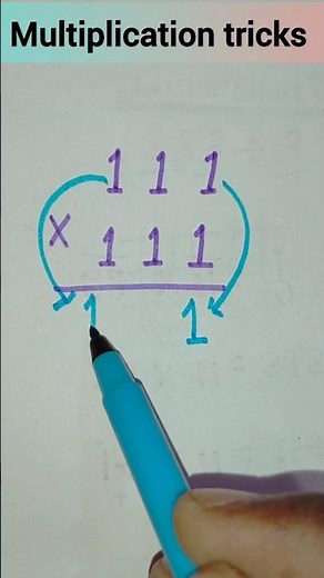 Multiplication Shortcut Tricks | useful video for all #maths #shorts