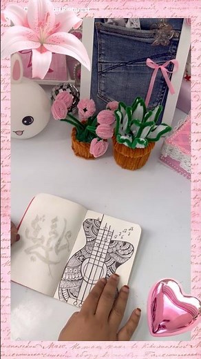My mini journal flip through #diy #trending #art