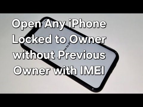 Open Any iPhone Locked to Owner without Previous Owner with IMEI✔️iCloud Unlock November 2025