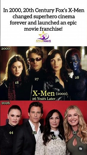 "26 Years Later:The Original 'X-Men' Cast THEN vs.NOW!#XMen #HughJackman #PatrickStewart #HalleBerry