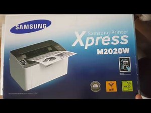 En uygun Lazar Yazıcı Samsung M2020W Laser Jet Printer & Install Driver & Setup Wifi System