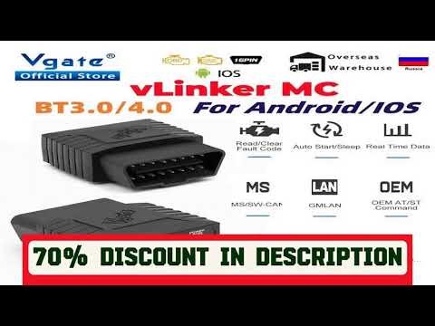 A must-have product! Vgate vLinker MC ELM327 V2.2 Bluetooth 4.0 OBD2 Scanner OBD 2 BimmerCode FORS
