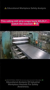 ⚠️ INSANE Rolling Mill SNAPBACK Whips Fast 😳🏭 #workfails
