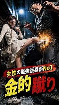 【女性の最強護身技 金的蹴り】大神護身道 今日から使える護身術