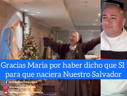 Linda canción dedicada a la Virgen María por el SI que respondió para que naciera Nuestro Único Salvador Jesucristo. | Yo Amo A La Virgen María