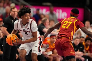 Texas Tech’s Christian Anderson strains a muscle on Big 12’s new glass floor in loss to Iowa State