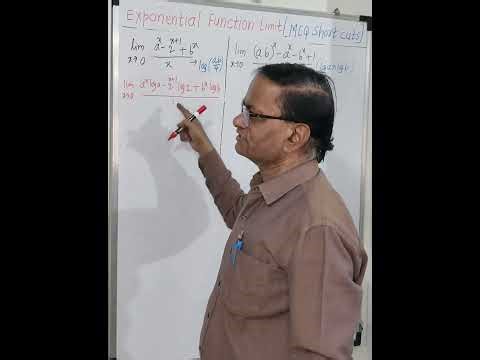 Exponential functions Limit MCQ by JEE Method ( Part 2)