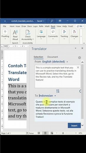 Auto Translate in Word! Translate Documents in an Instant! #msword #mswordtutorial #msword_computer