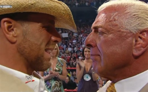 退役15周年！回顾2008年HBK和众星向瑞克福莱尔道别时刻！