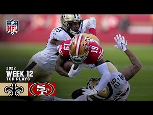 San Francisco 49ers Highlights vs. New Orleans Saints | 2022 Regular Season Week 12
