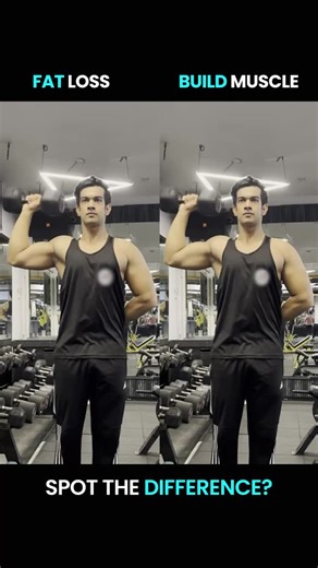 10K views · 19 reactions |  Fat loss vs Muscle gain - same workout,...