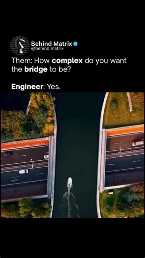 Behind Matrix | Most bridges carry people over water — this one flips the rule. Here, a full highway runs under an active canal. It’s called an aqueduct... | Instagram