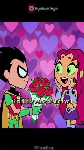 Raven x BB and Robin x starfire #teentitans #raven