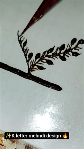 Simple yet Classy 'K' Letter Design ❤️ day-11 #shorts