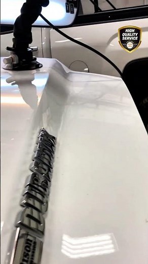 Before & After Hail Repair with Paintless Dent Repair (PDR) $0 Out of Pocket - Austin TX