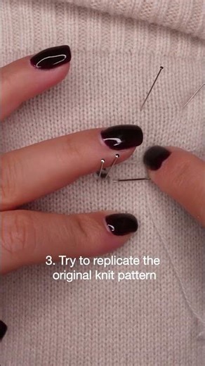 In this video, we show how we mend cashmere knits step by step — carefully and by hand.