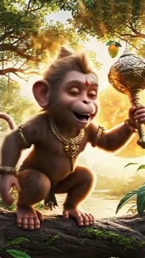 बाल हनुमान सूरज को फल समझकर खाने निकले Jai Bajrang Bali ✡️