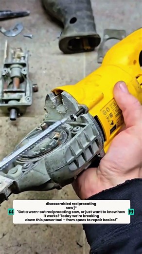 Reciprocating Saw Disassembly & Basics | Educational Short | TimberCraft Studio‎