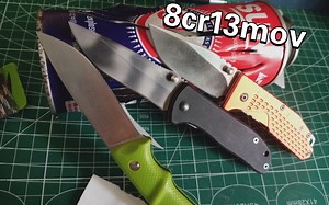 🔥两种品牌的刀具钢材🔥 保持性测试 (三刃木813与老爹815)