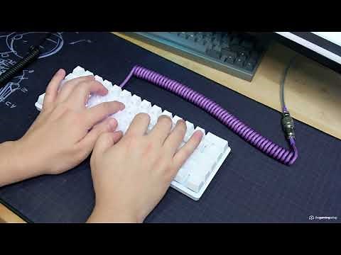Razer Huntsman Mini - Typing Sound Test (Razer Clicky Optical Purple)