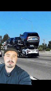 1.4K views · 328 reactions | Car falls off CARHAULER! #greenscreenvideo #Carhauler #CarHauling #Fail #DeliveryService #Transport #TruckDriver | Jenzig Carhauler | Facebook