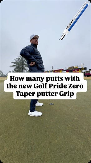 How many putts, with the new Golf Pride ZERO TAPER putter grip 🤔 #golfpride | bunkered