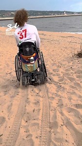 This allows wheelchairs to ride on beaches without any issues...👏 Freedom Trax | Supercar Blondie