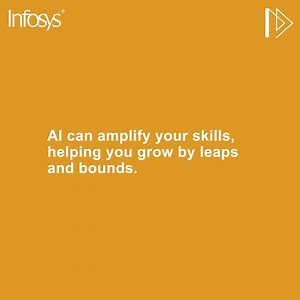 30 reactions | AI can do a lot of what you now do – faster, better. With AI on your team, you can simply get a whole lot more done. There’s a future where those teaming with AI can grow exponentially. Prep for that future at Infosys. Be the I in AI. Navigate your next. Join our talent community: infy.com/3vJee0B #ForwardWithInfosys | Infosys | Facebook