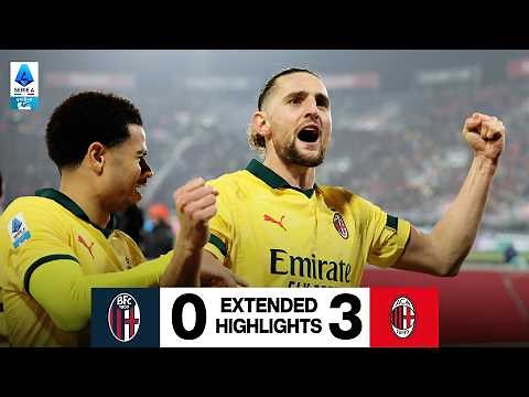 Extended Highlights | A perfect Rossonero night | Bologna 0-3 AC Milan | Serie A 2025/26