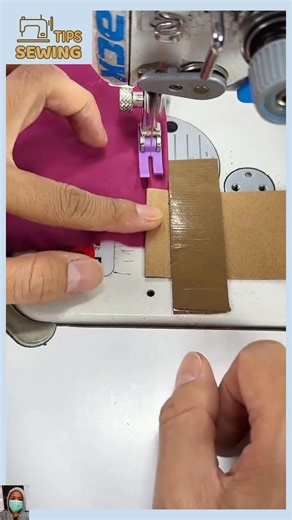 Tips for making a seam allowance with cardboard #tips #tipsandtricks #sewing #sewinghacks #tipsandtrick #craft | Sewing Tips